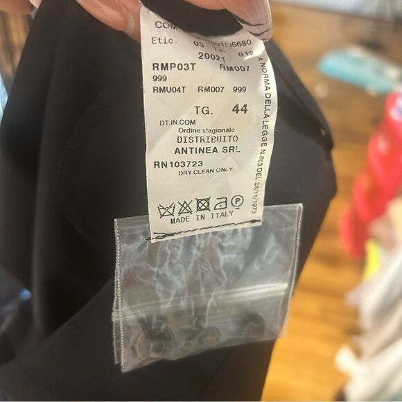 REVOLVE Armani Collezioni Vintage Black Trouser Slacks - Picture 5 of 7